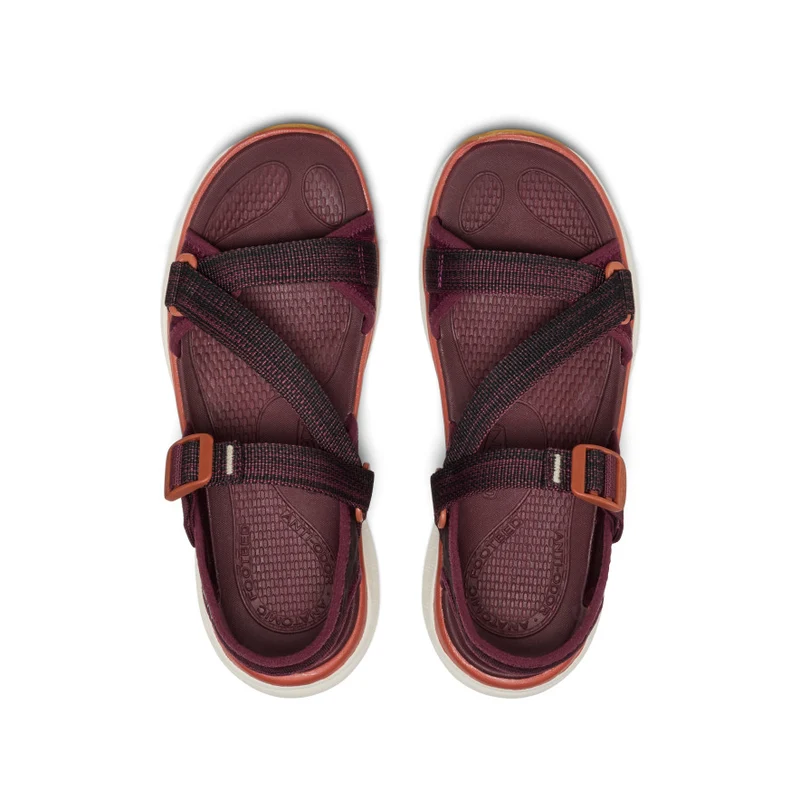 Leiki Open-Toe Sandale für Damen | Fig/Burnt Brick