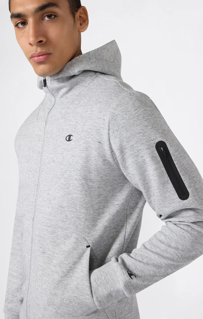 Men's Full-Zip Hooded Interlock Tracksuit