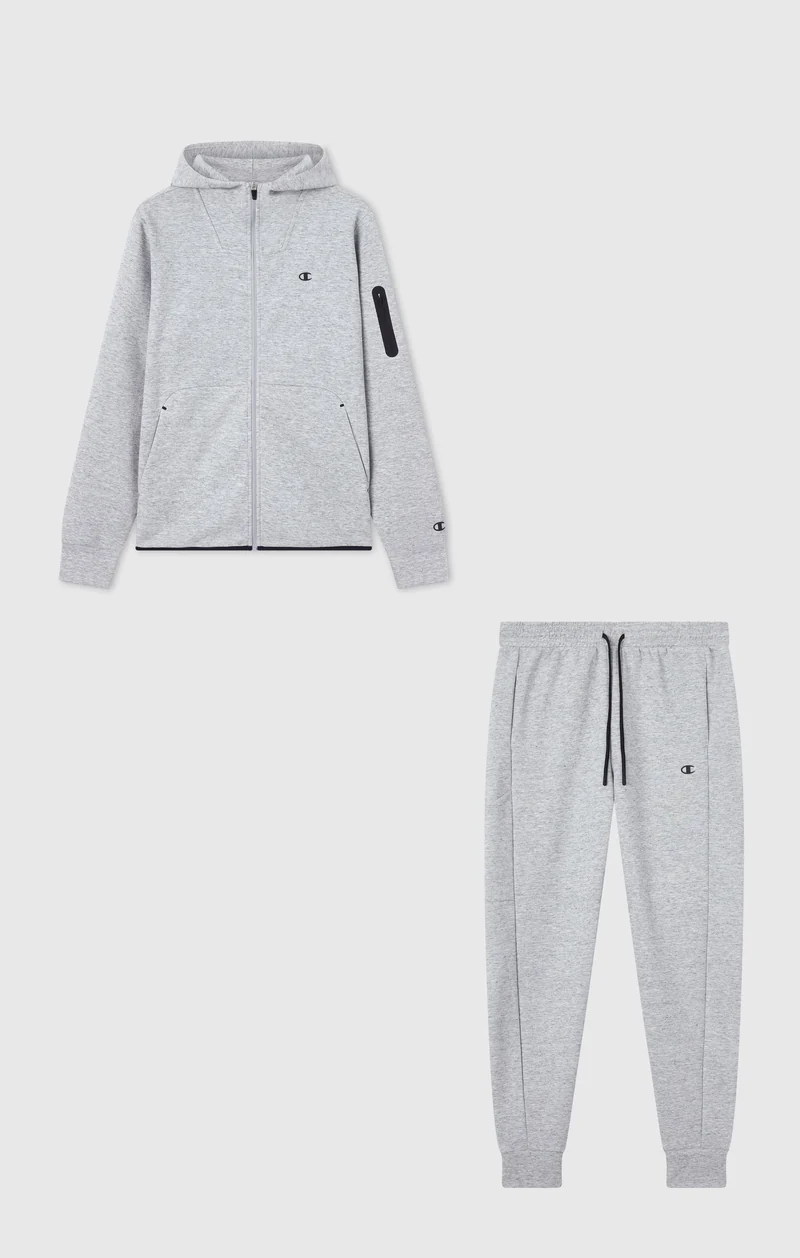 Men's Full-Zip Hooded Interlock Tracksuit