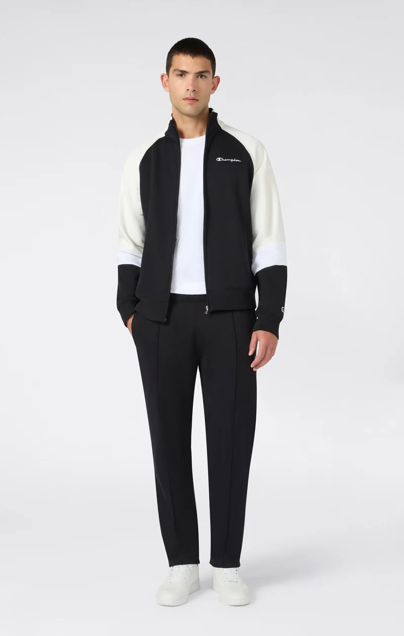 Men's Colour Block Tracksuit with Brushed Inside