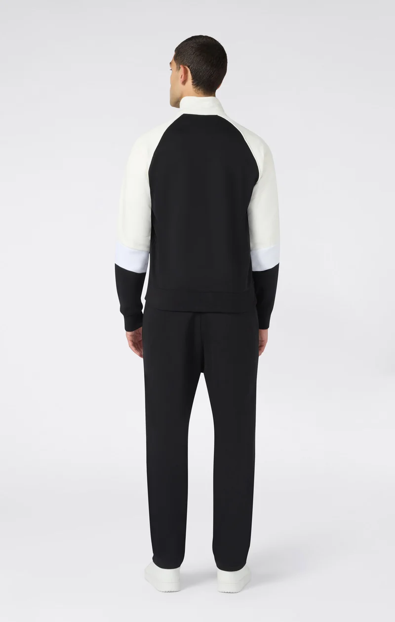Men's Colour Block Tracksuit with Brushed Inside