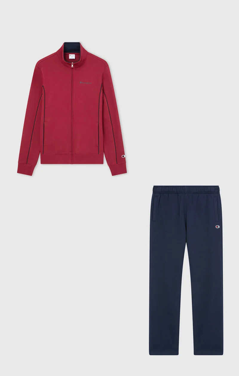 Men’s Fleece Full Zip Sweatsuit Small Script