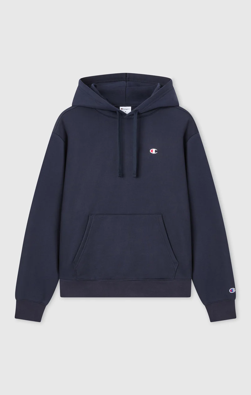 Men’s Hooded Sweatshirt with C Logo and Brushed Interior