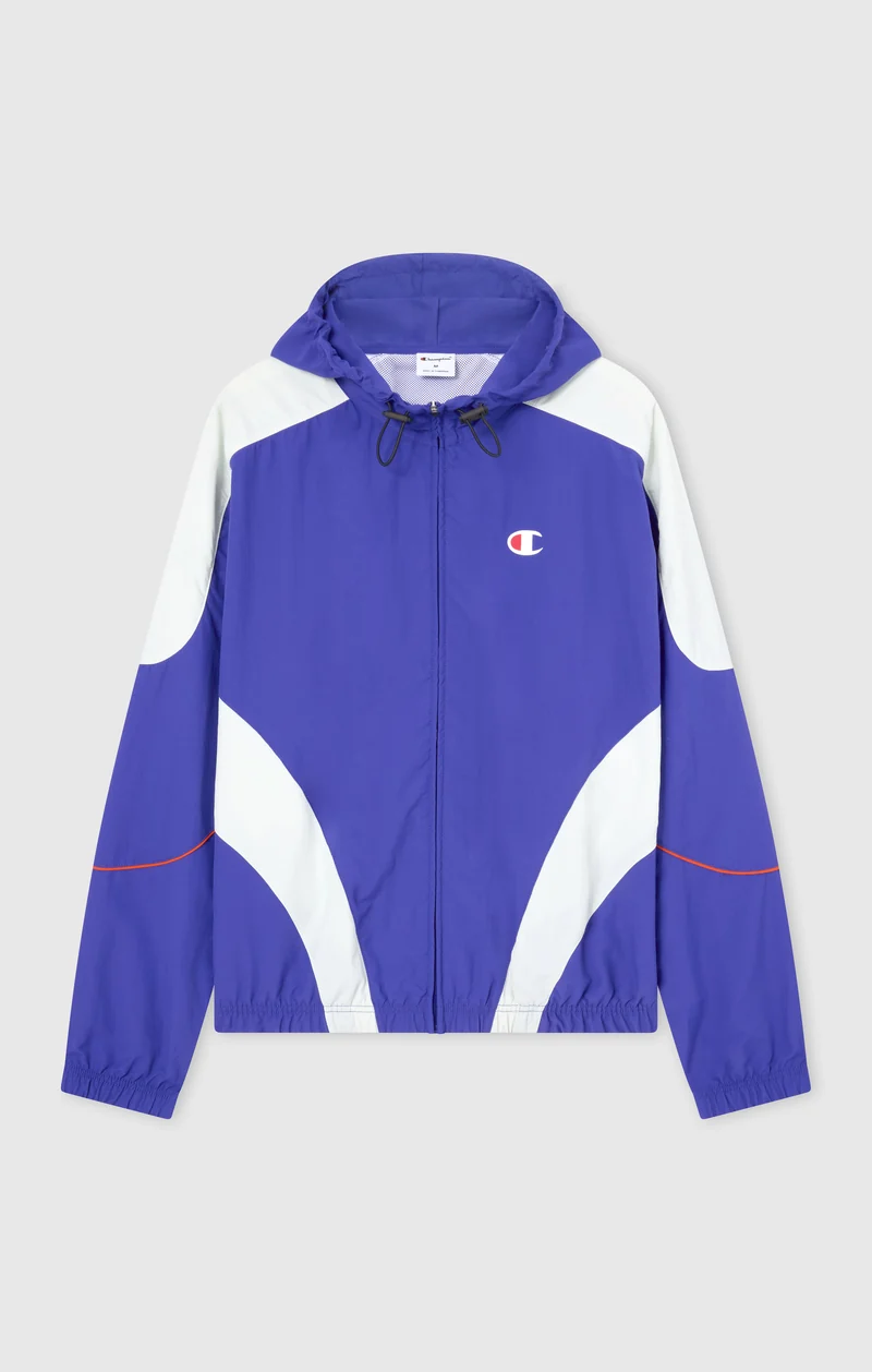 Men’s Full-Zip Hooded Nylon Jacket