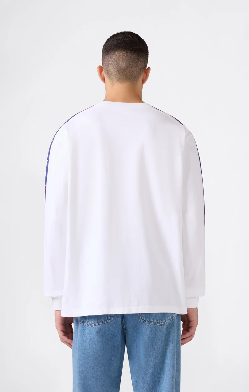 Men’s Heavyweight Long Sleeve T-Shirt with Logo Tape