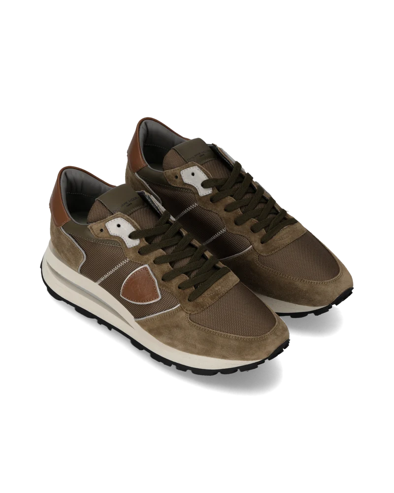 Sneakers Tropez Haute Men, Brown Cognac