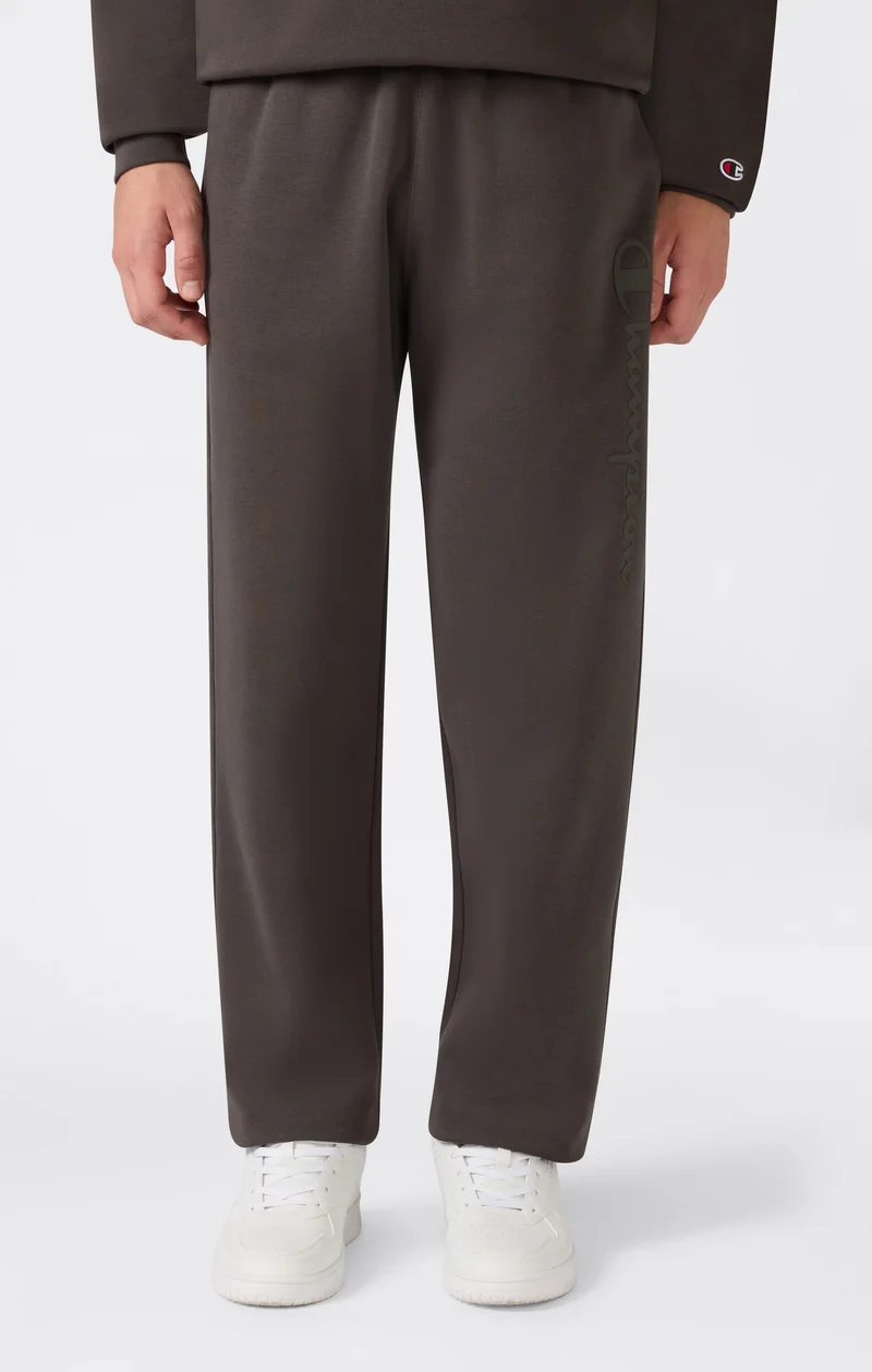 Men’s Straight Hem Trousers with Brushed Interior