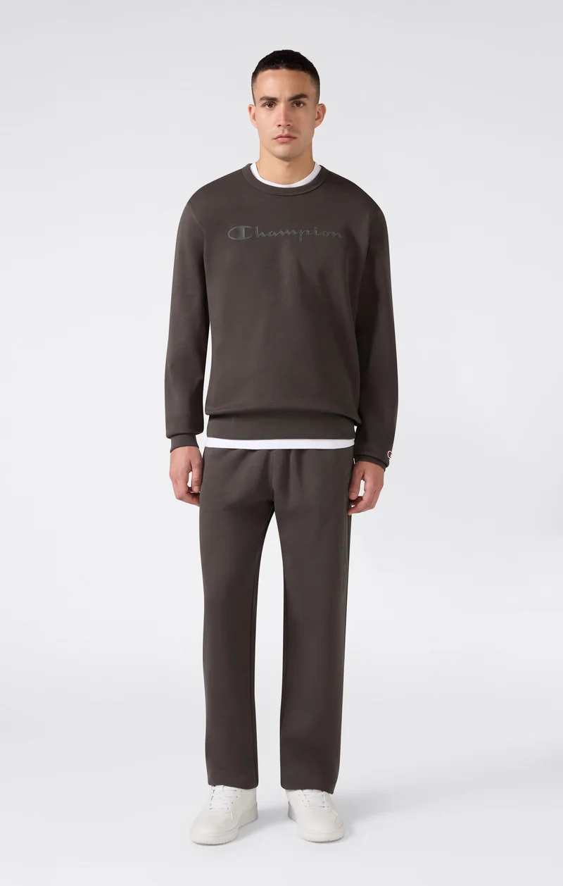 Men’s Straight Hem Trousers with Brushed Interior