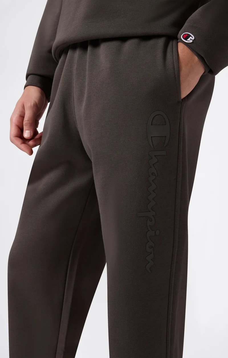 Men’s Straight Hem Trousers with Brushed Interior