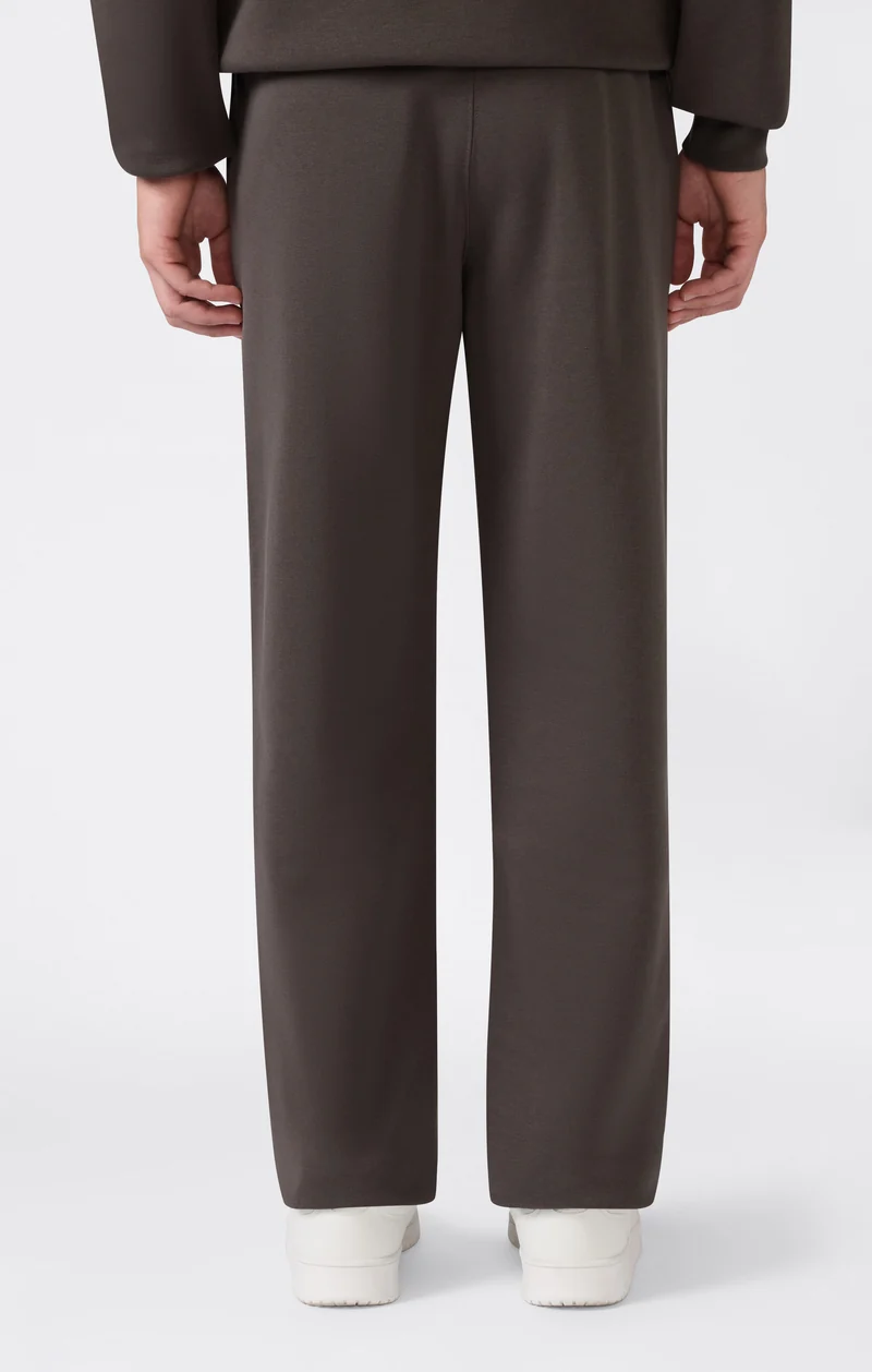 Men’s Straight Hem Trousers with Brushed Interior