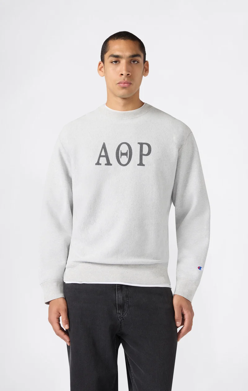 Men’s Reverse Weave Reversible Crewneck Sweatshirt with Brushed Interior