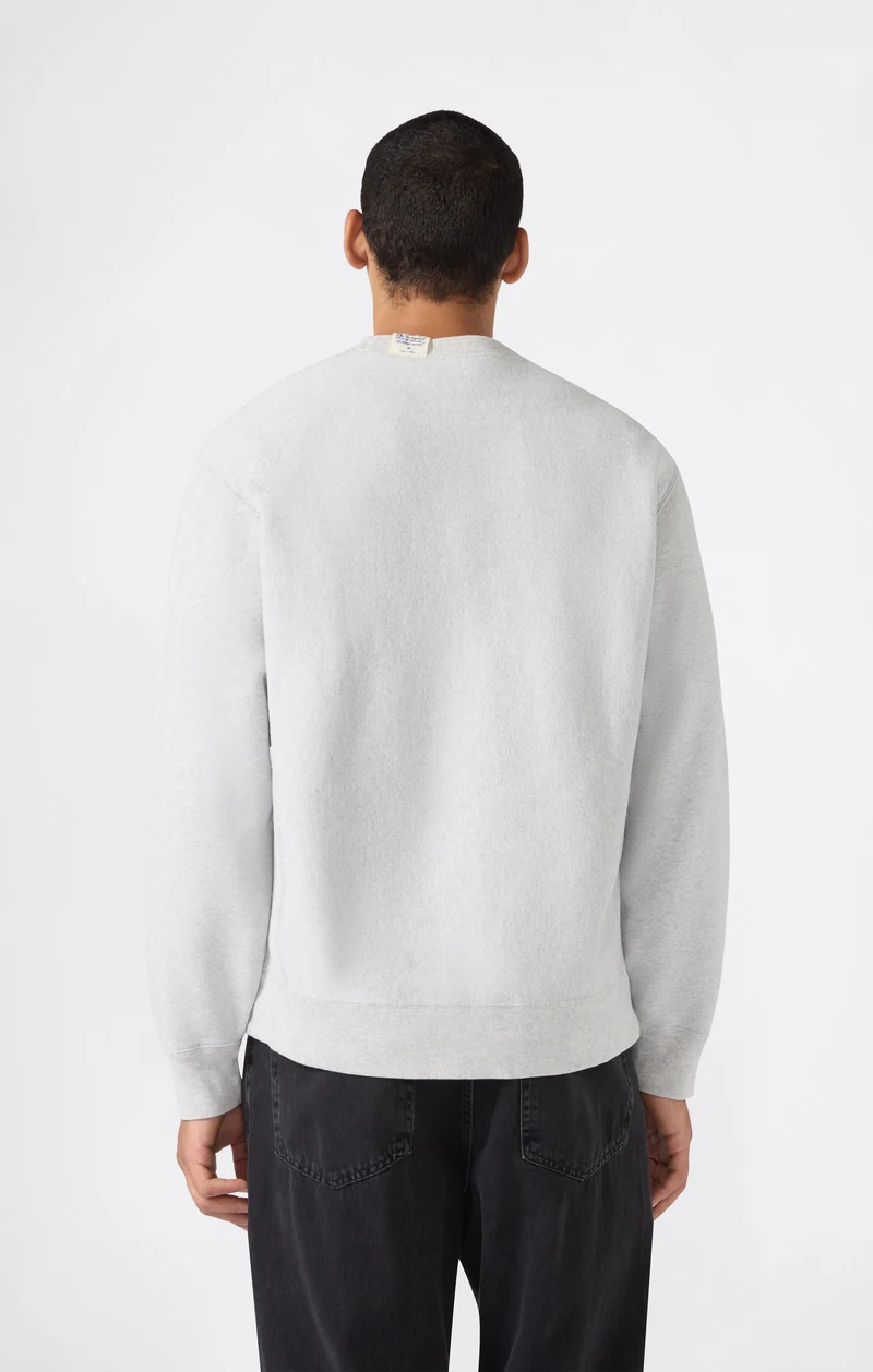 Men’s Reverse Weave Reversible Crewneck Sweatshirt with Brushed Interior