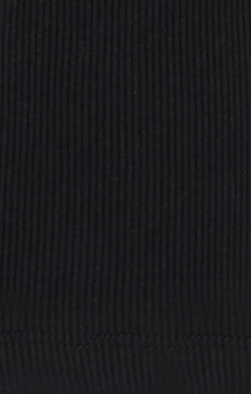 Women’s Long Sleeve T-Shirt in Stretch Ribbed Fabric