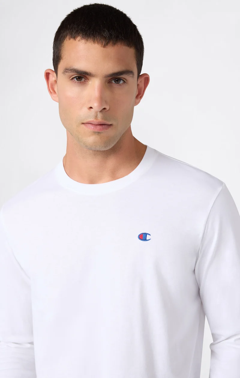 Men’s Cotton Long Sleeve T-Shirt with C Logo
