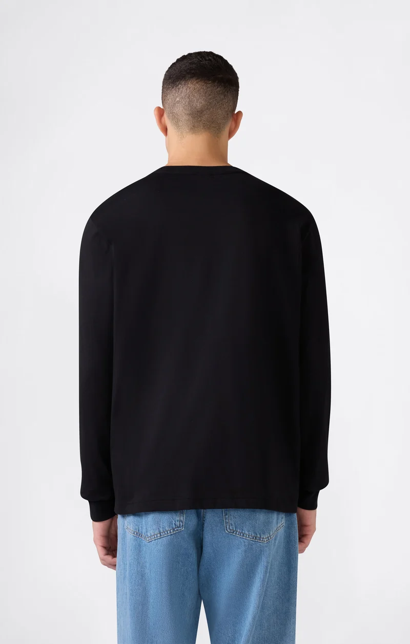 Men’s Cotton Long Sleeve T-Shirt with C Logo