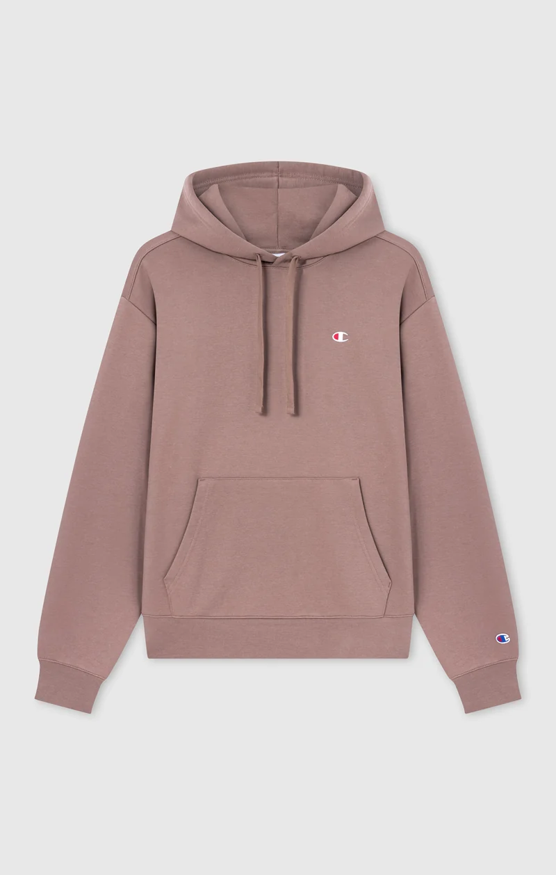 Men’s Hooded Sweatshirt with C Logo and Brushed Interior