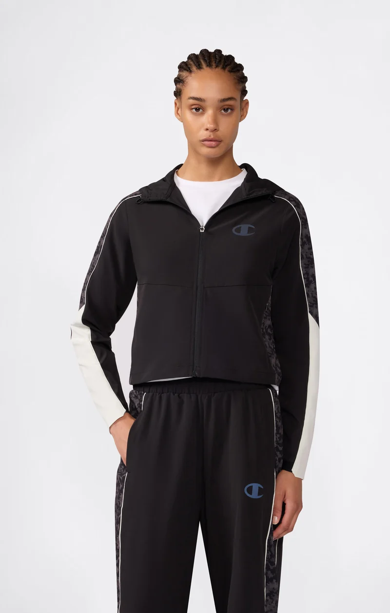Women’s Cropped Full-Zip Hooded Sweatshirt