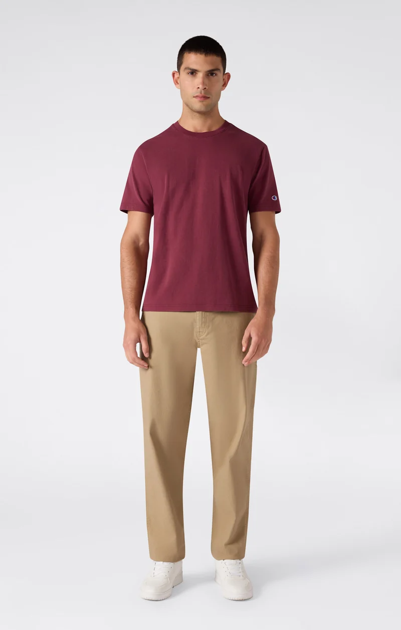 Men’s Heavy Cotton Basic T-Shirt with C Logo