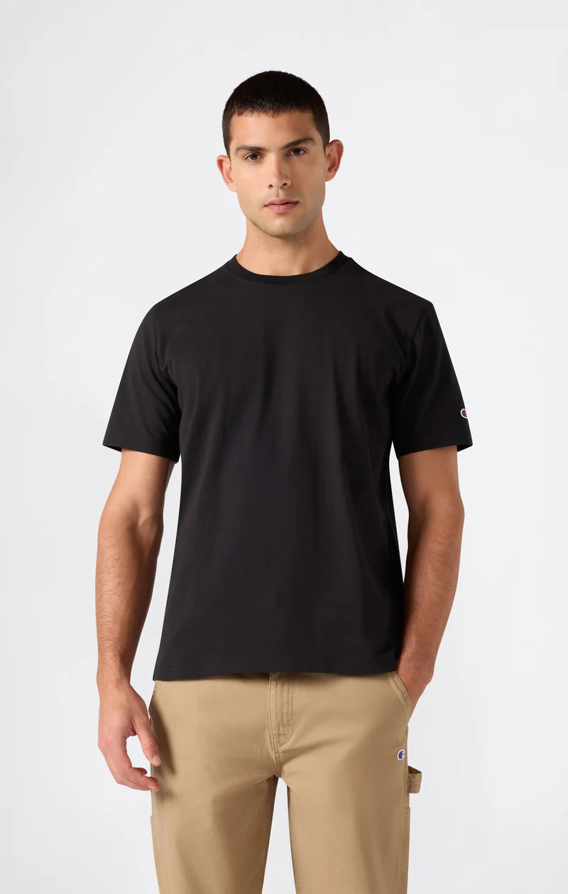 Men’s Heavy Cotton Basic T-Shirt with C Logo
