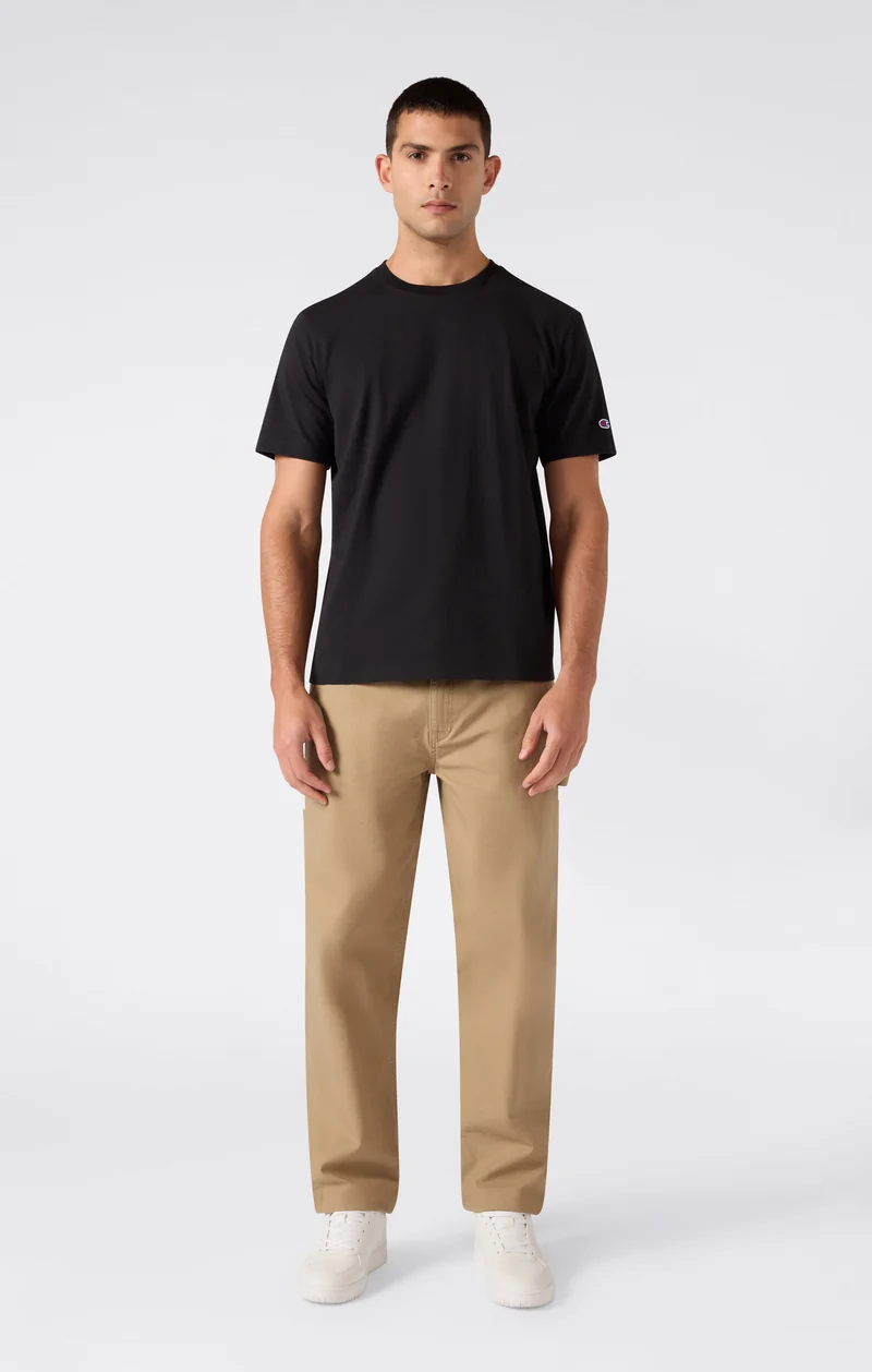 Men’s Heavy Cotton Basic T-Shirt with C Logo
