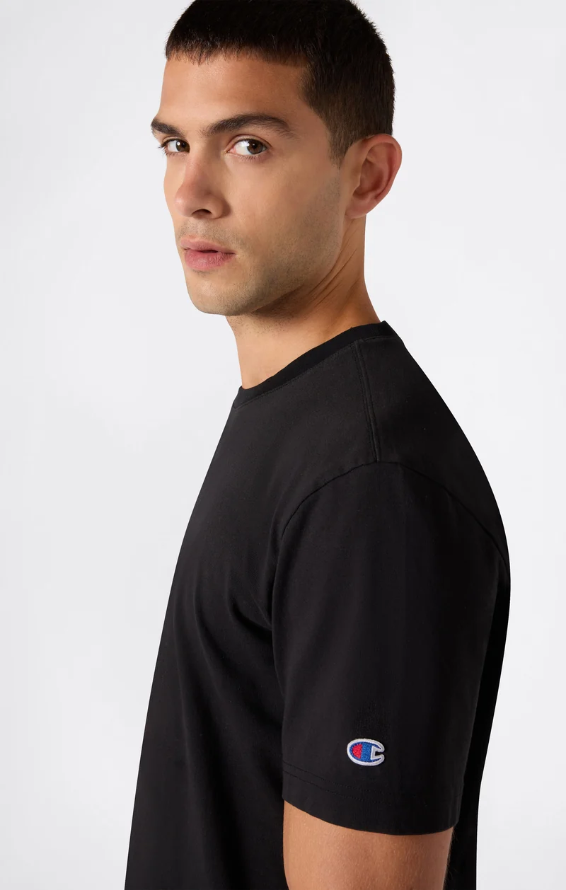 Men’s Heavy Cotton Basic T-Shirt with C Logo