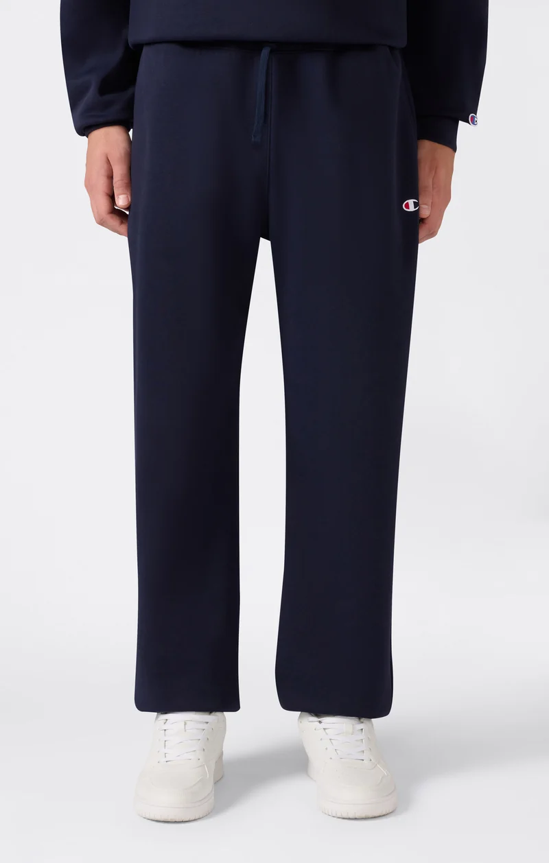 Men’s Trousers with Elasticated Cuffs, C Logo and Brushed Interior