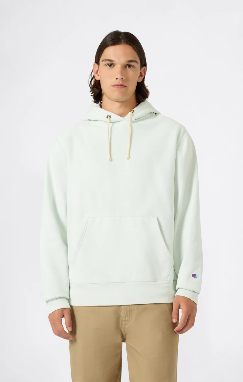 Men’s Reverse Weave Hooded Sweatshirt with Brushed Interior