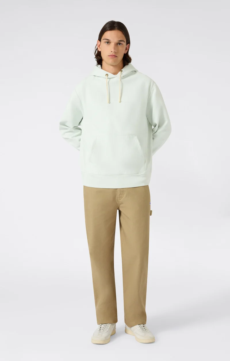 Men’s Reverse Weave Hooded Sweatshirt with Brushed Interior
