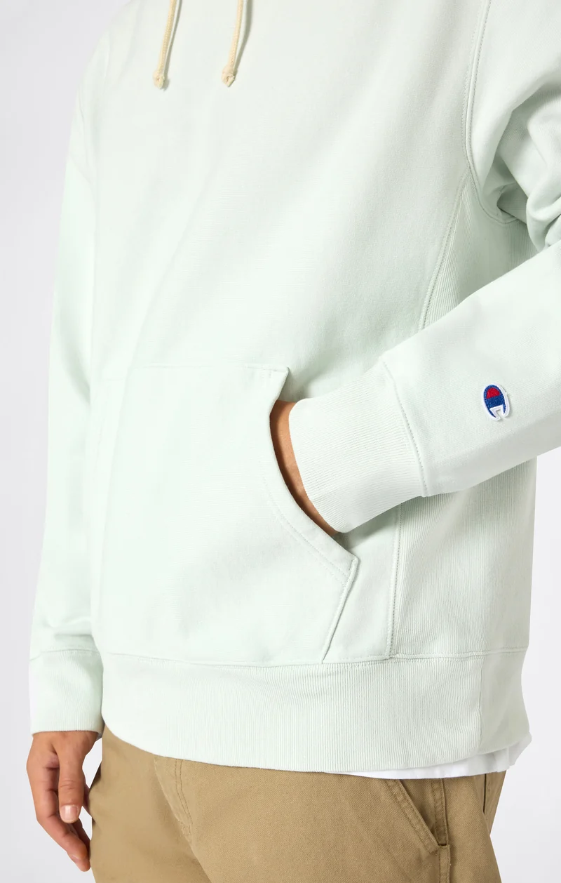 Men’s Reverse Weave Hooded Sweatshirt with Brushed Interior