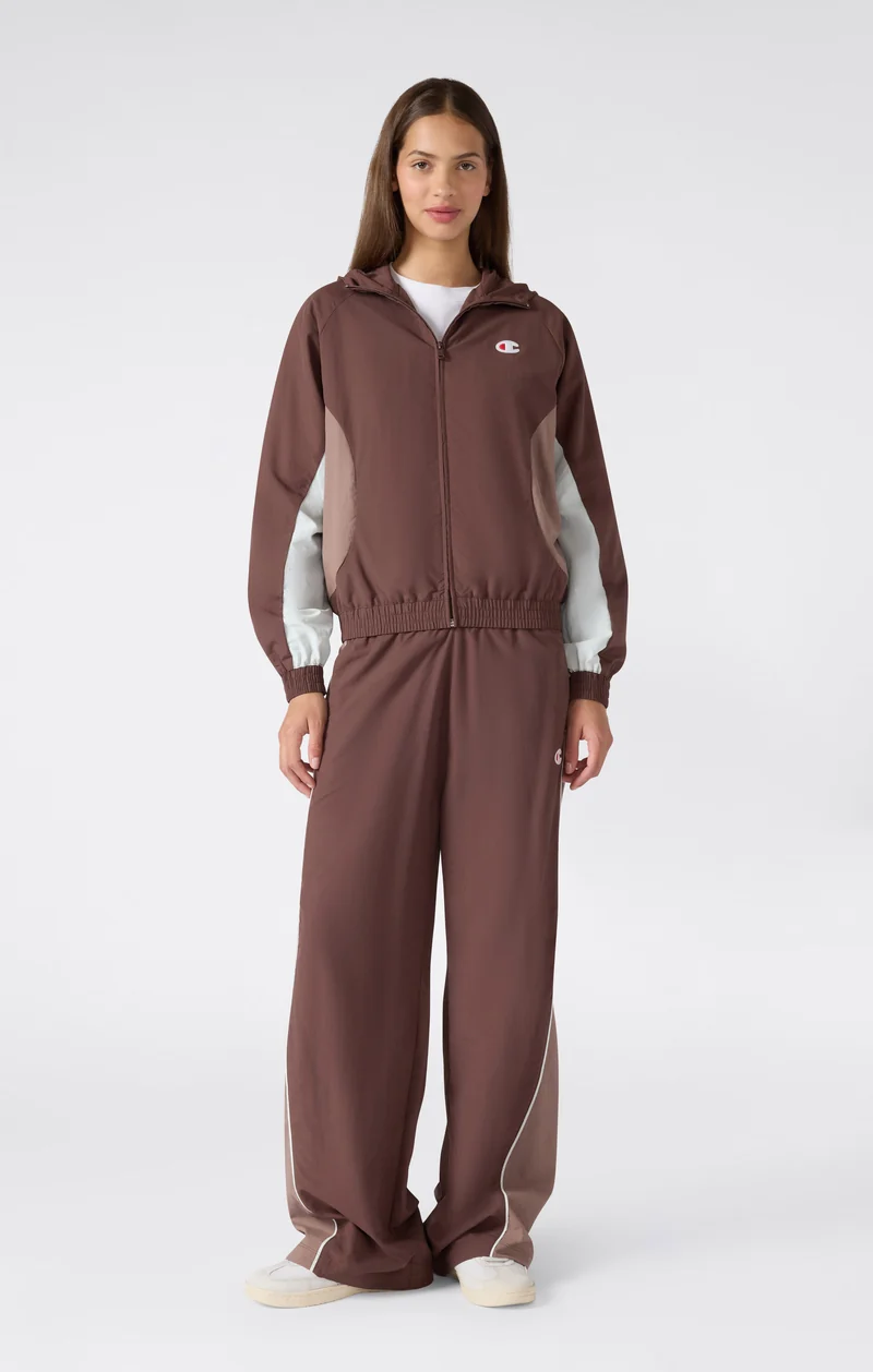 Women’s Full-Zip Hooded Nylon Jacket