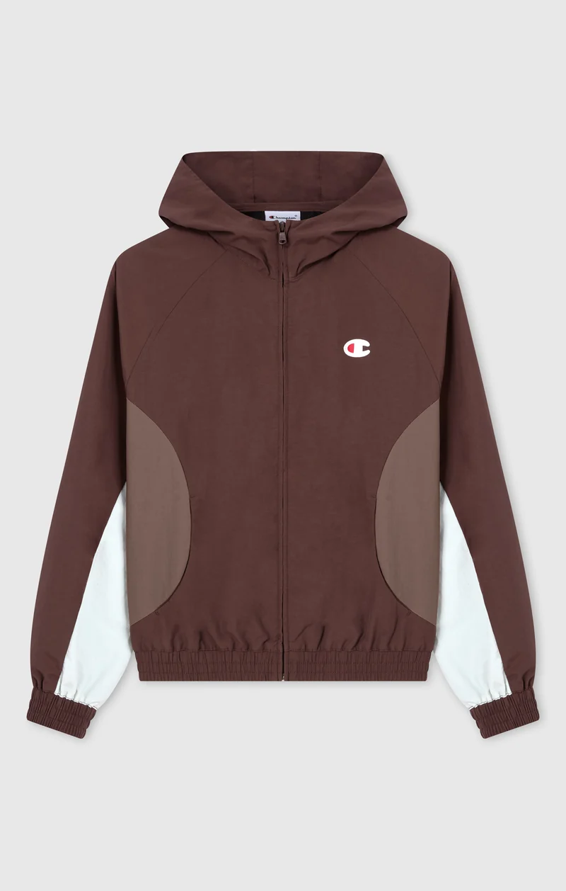 Women’s Full-Zip Hooded Nylon Jacket