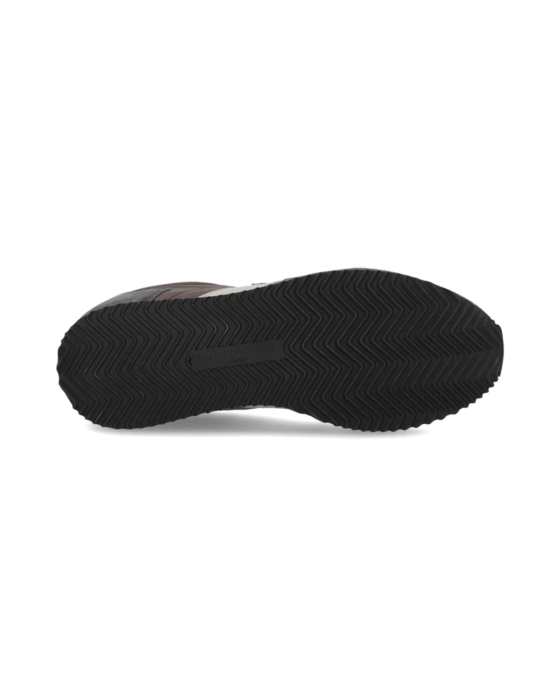 Sneakers Blville Men, Anthracite Grey Brown Ivory
