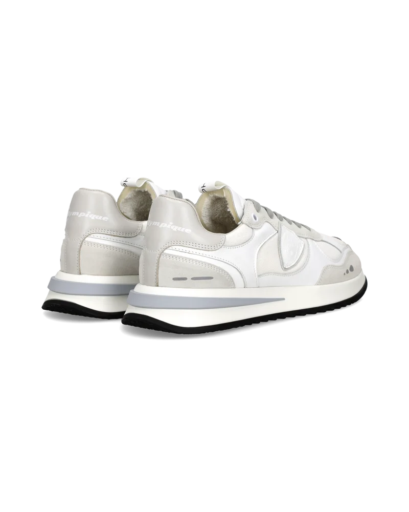 Sneaker Olympique Men, White Grey