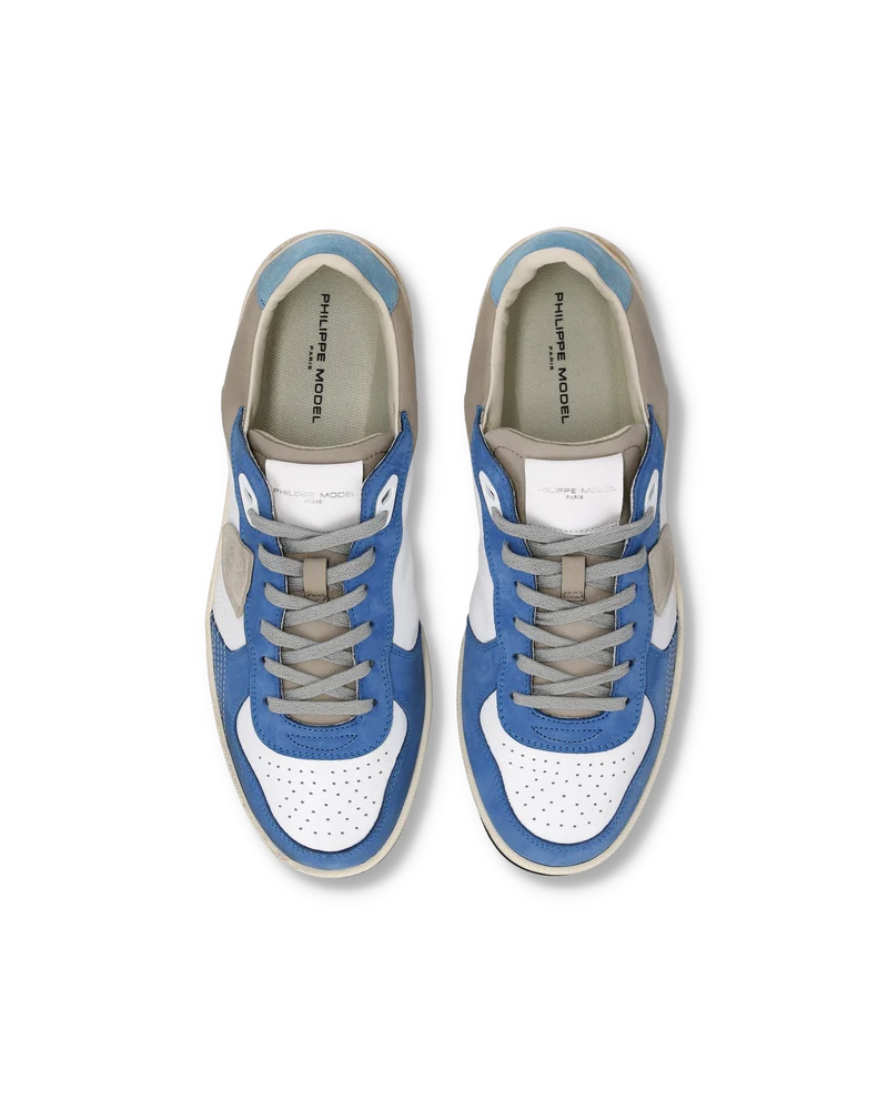 Sneakers Pgal Men, White Blue