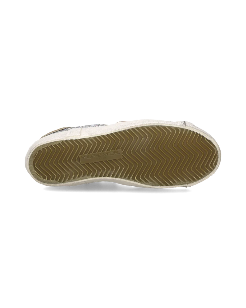 Sneakers Prsx Women, Silver Neon Yellow