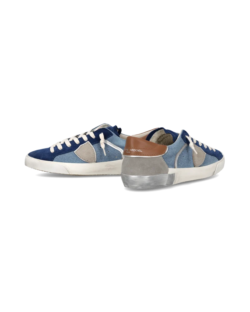 Sneakers Prsx Men, Blue Denim Grey