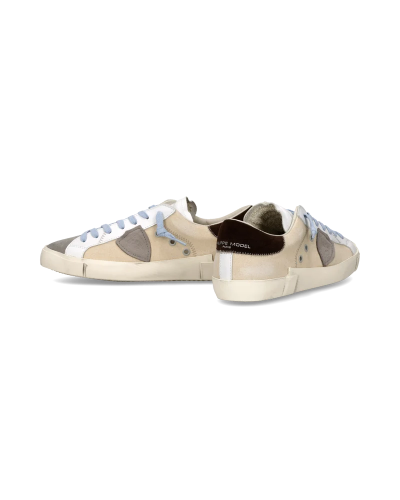 Sneakers Prsx Men, Sand Grey White