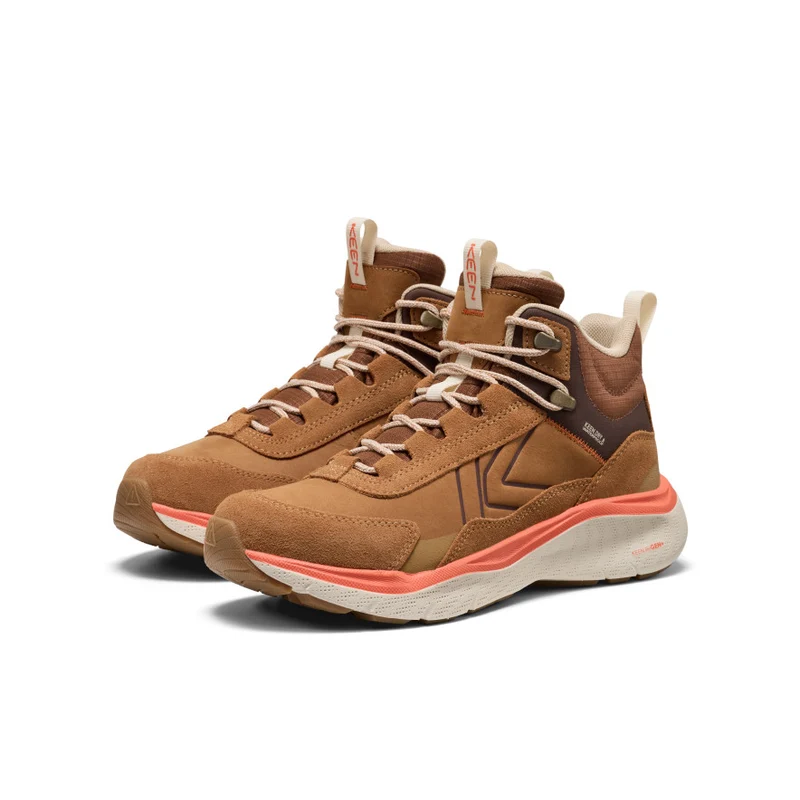 Leiki Leder Wasserdichte Wanderstiefel | Chipmunk/Birch