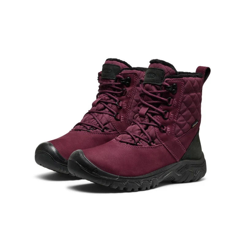 Greta II Wasserdichte Stiefel für Damen | Fig/Black