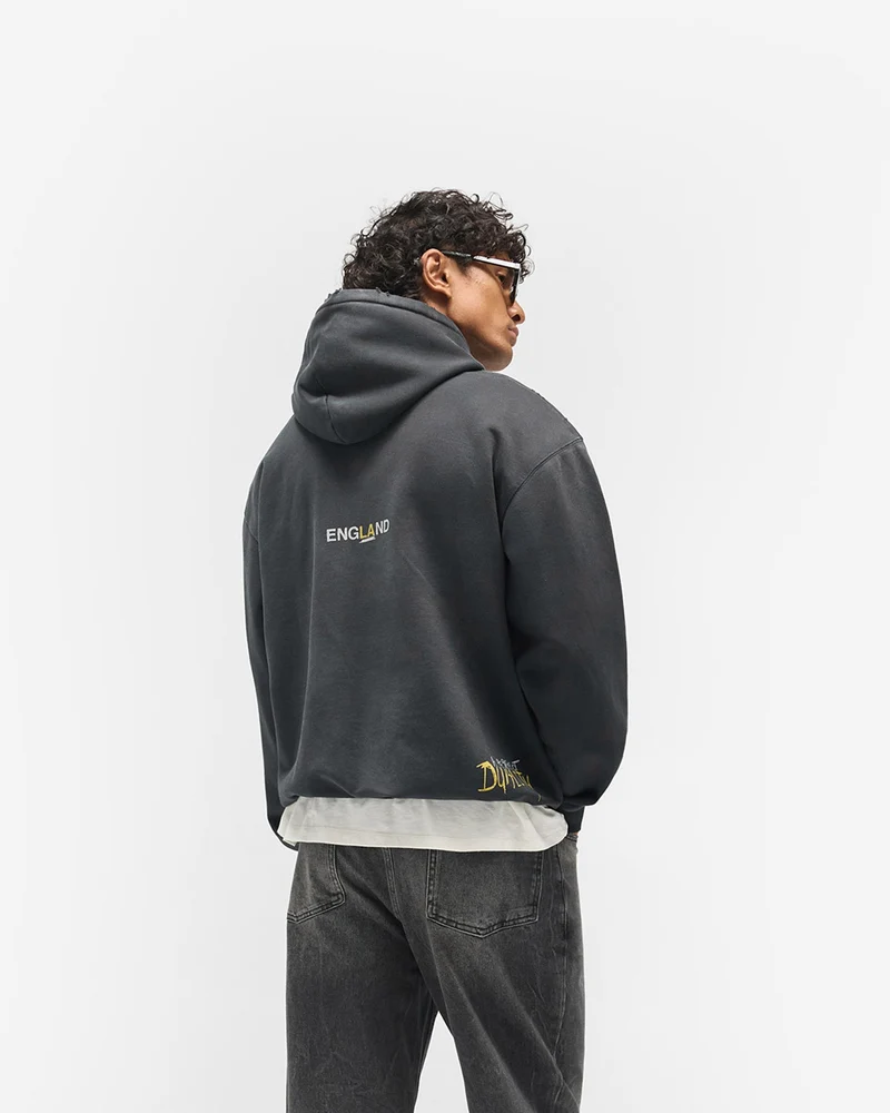 Enemy Hoodie - Washed Black