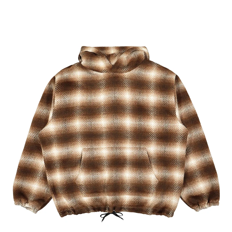 Beyond Plaid Woven Hoodie