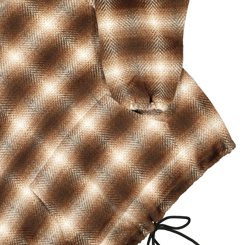 Beyond Plaid Woven Hoodie