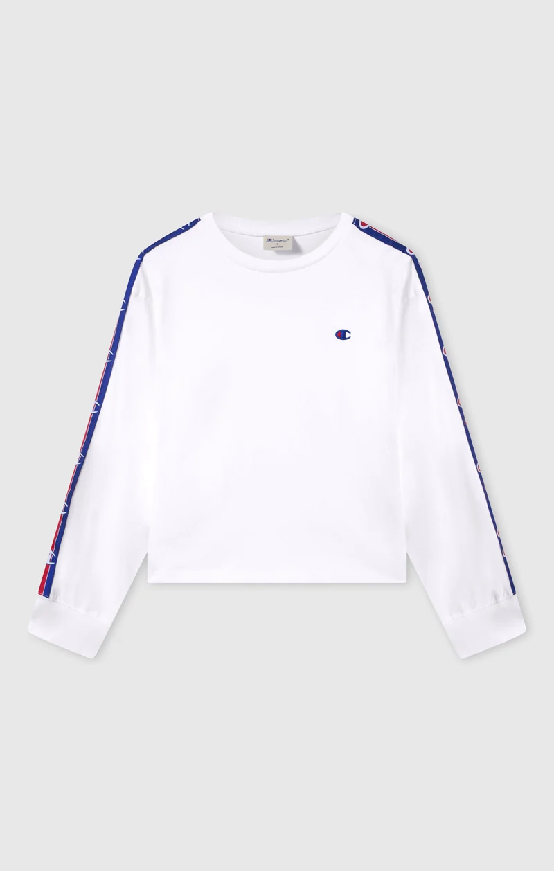Women’s Heavyweight Long Sleeve T-Shirt with Logo Tape