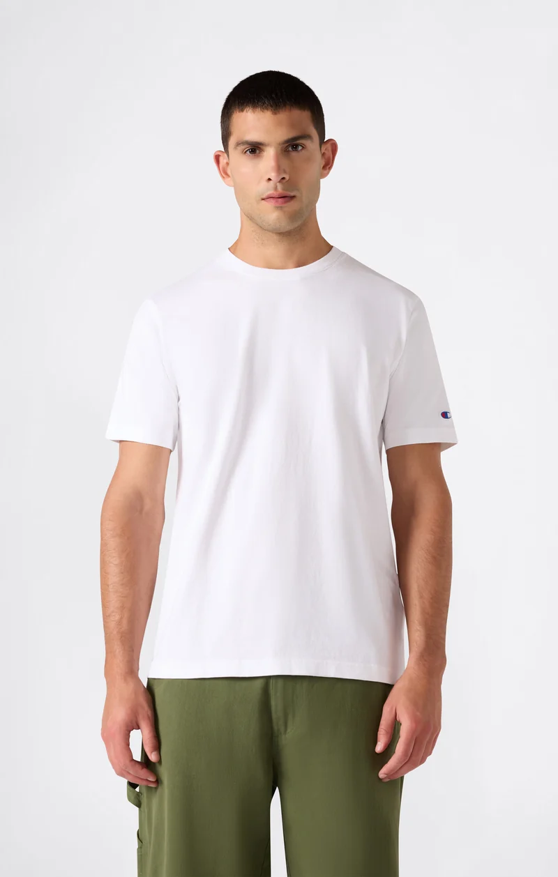 Men’s Heavy Cotton Basic T-Shirt with C Logo