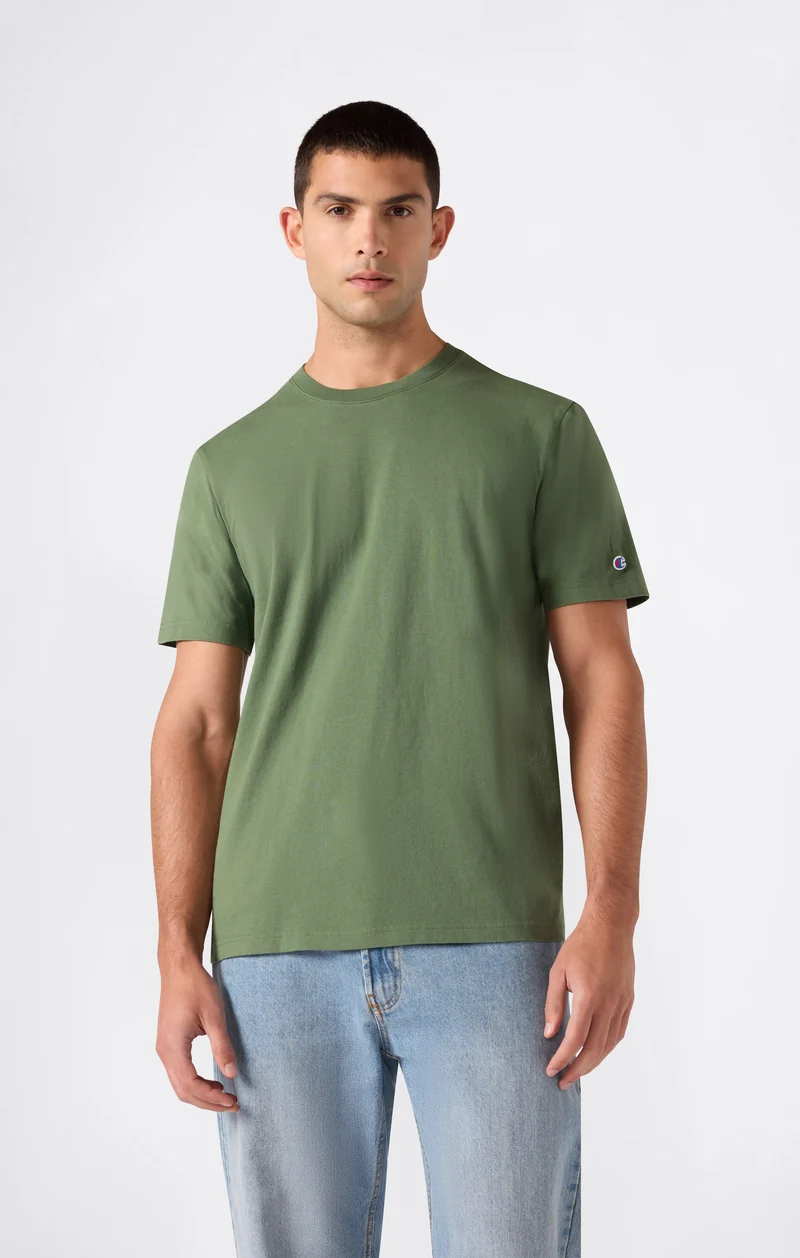 Men’s Heavy Cotton Basic T-Shirt with C Logo