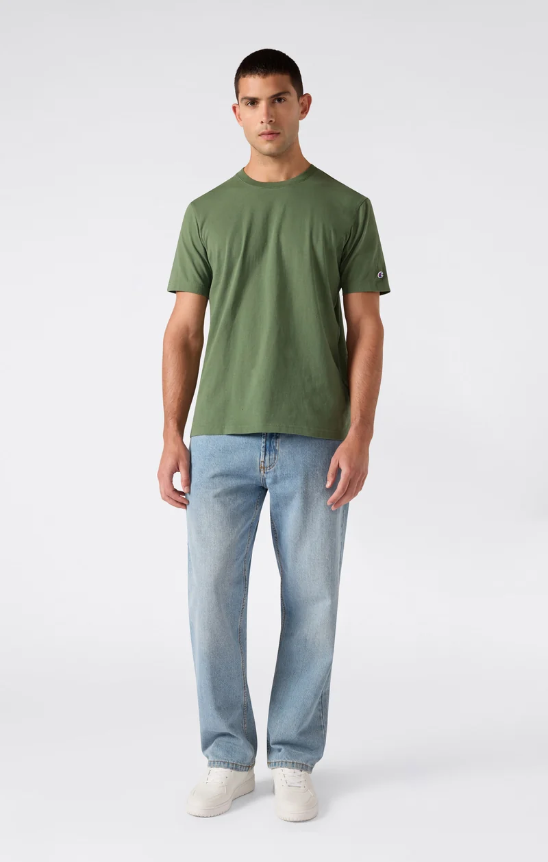 Men’s Heavy Cotton Basic T-Shirt with C Logo