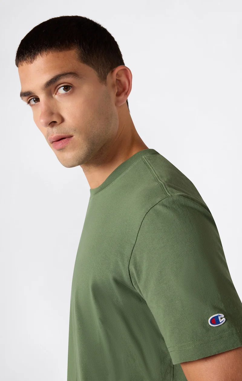 Men’s Heavy Cotton Basic T-Shirt with C Logo