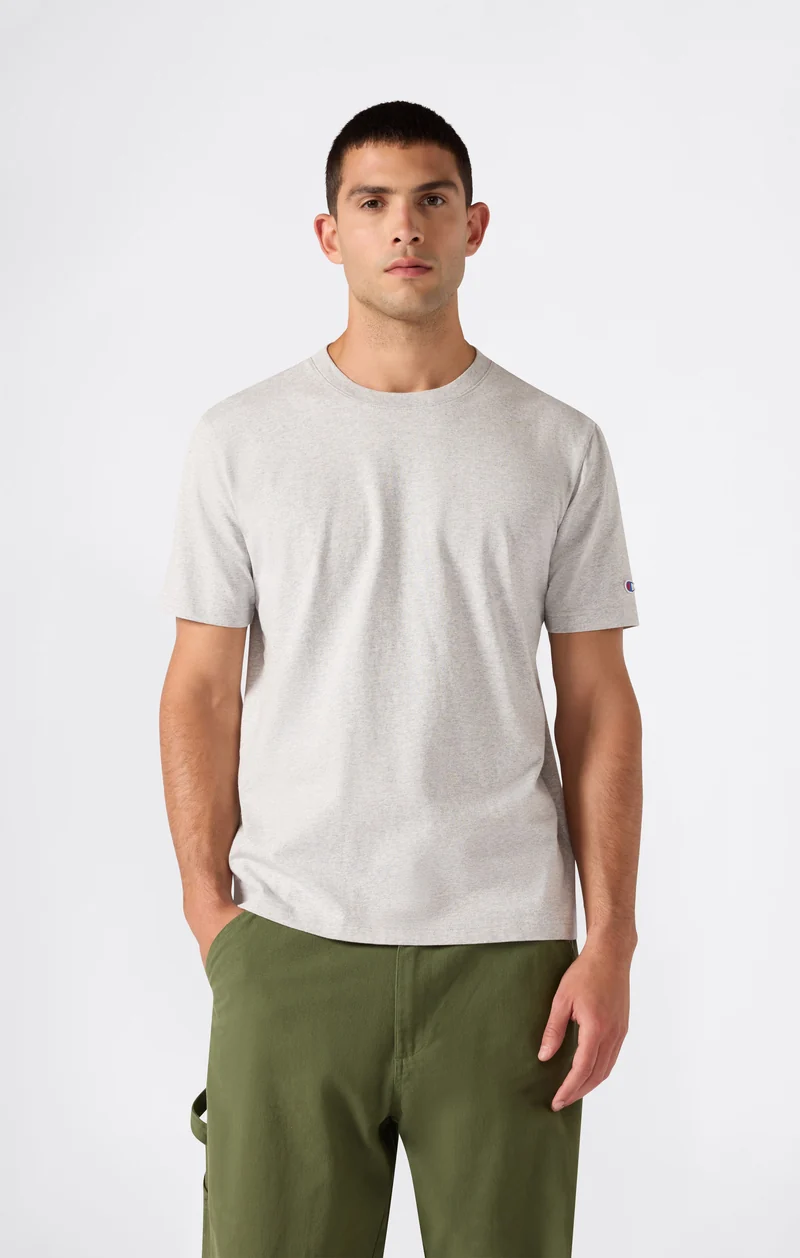 Men’s Heavy Cotton Basic T-Shirt with C Logo