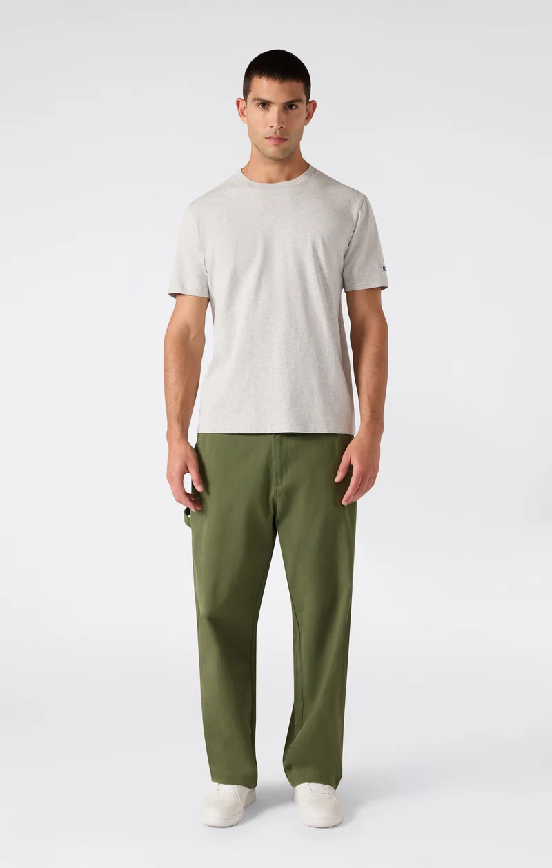 Men’s Heavy Cotton Basic T-Shirt with C Logo