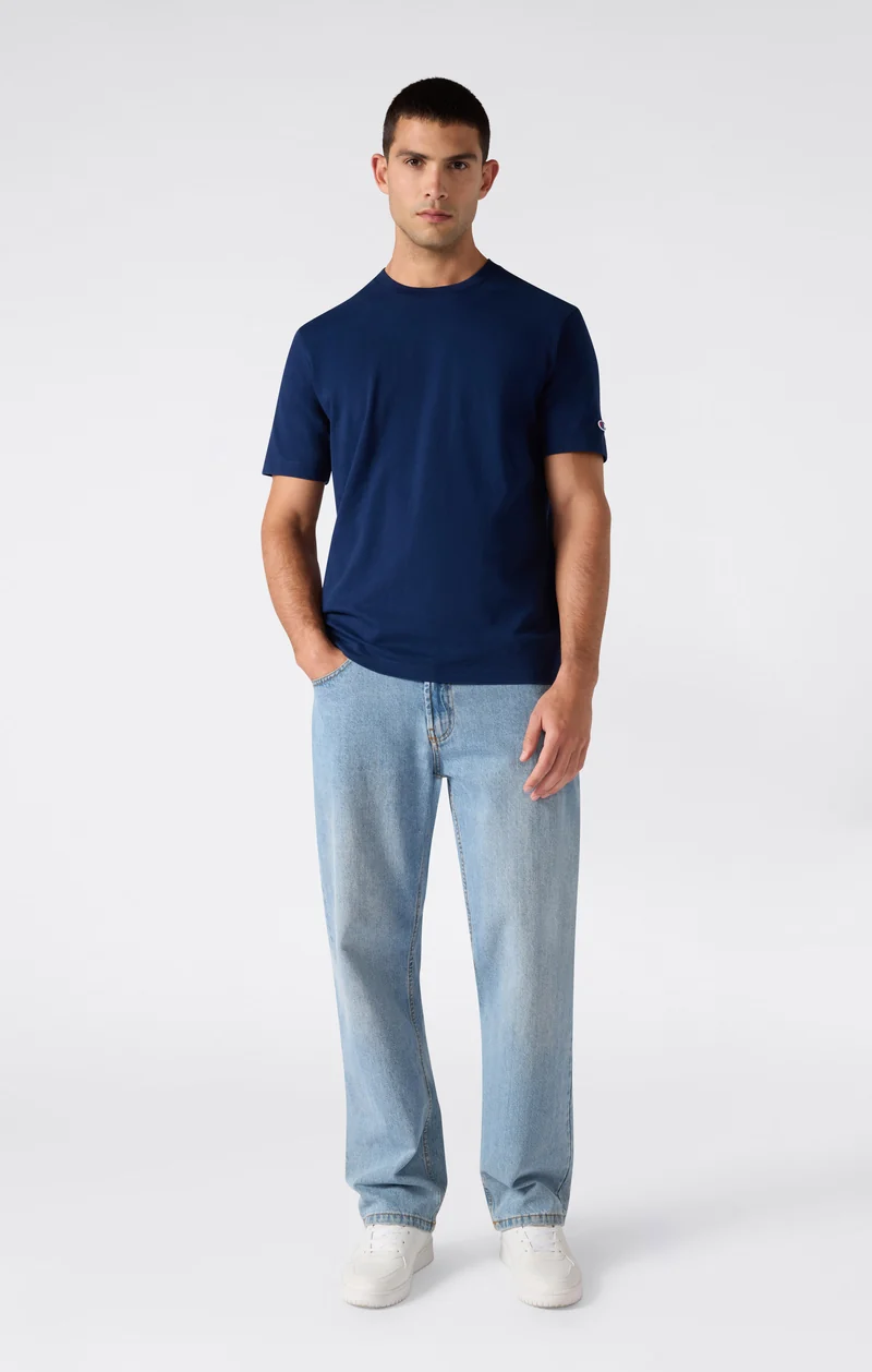 Men’s Heavy Cotton Basic T-Shirt with C Logo